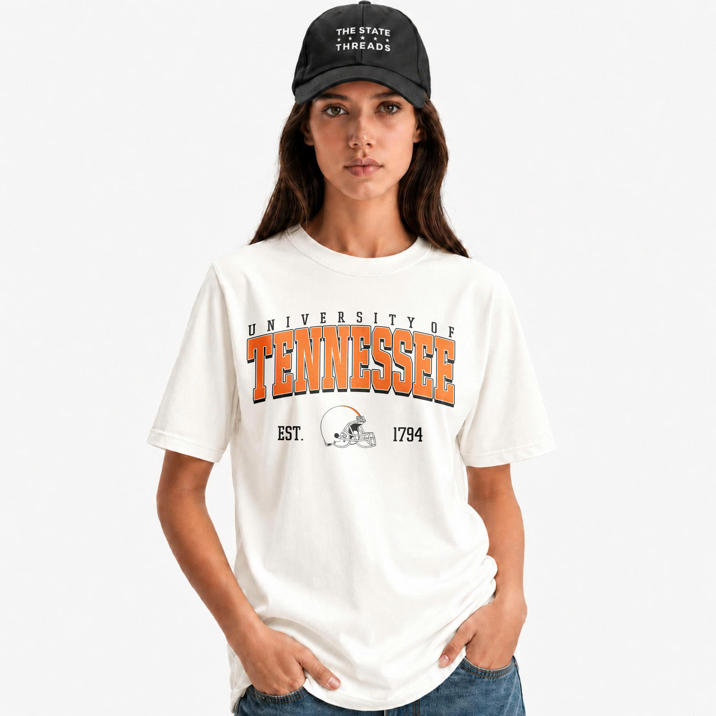 University of Tennessee Football Helmet Varsity Shirt