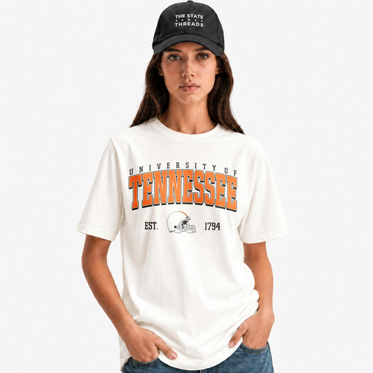 University of Tennessee Football Helmet Varsity Shirt