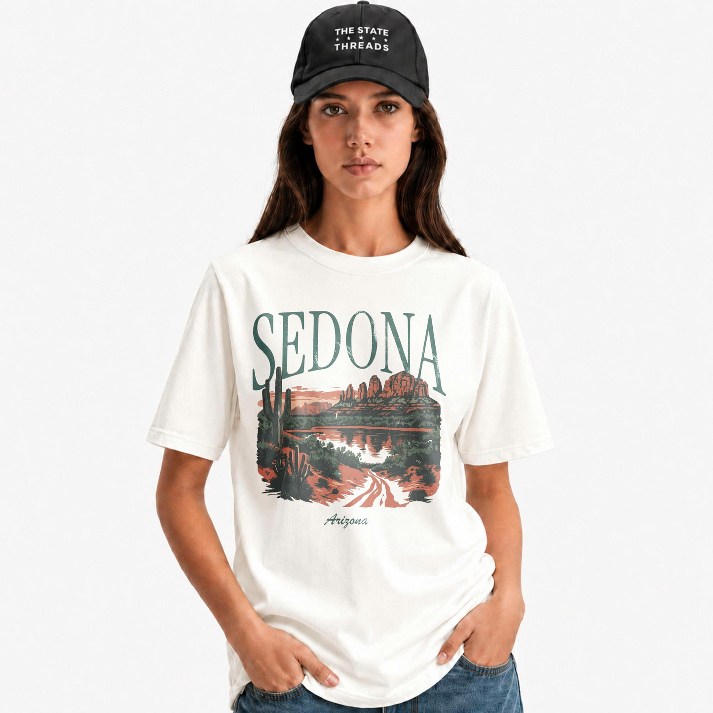 Arizona Sedona Desert Vintage Landscape Pride Shirt