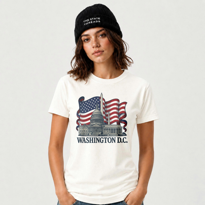 Washington D.C. Patriotic Capitol Flag Shirt