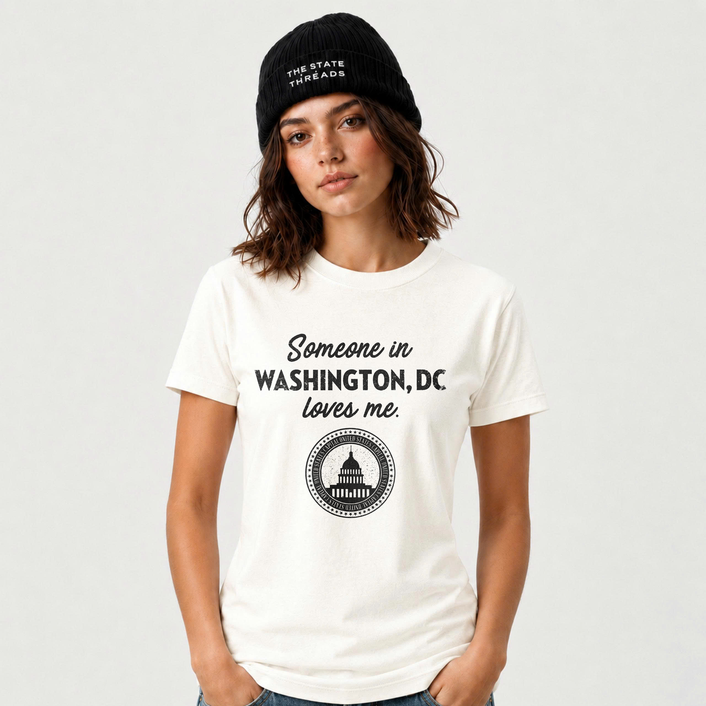 Washington DC Someone Loves Me Souvenir Shirt