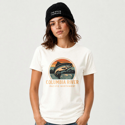 Washington DC Skyline American Flag Heritage Shirt