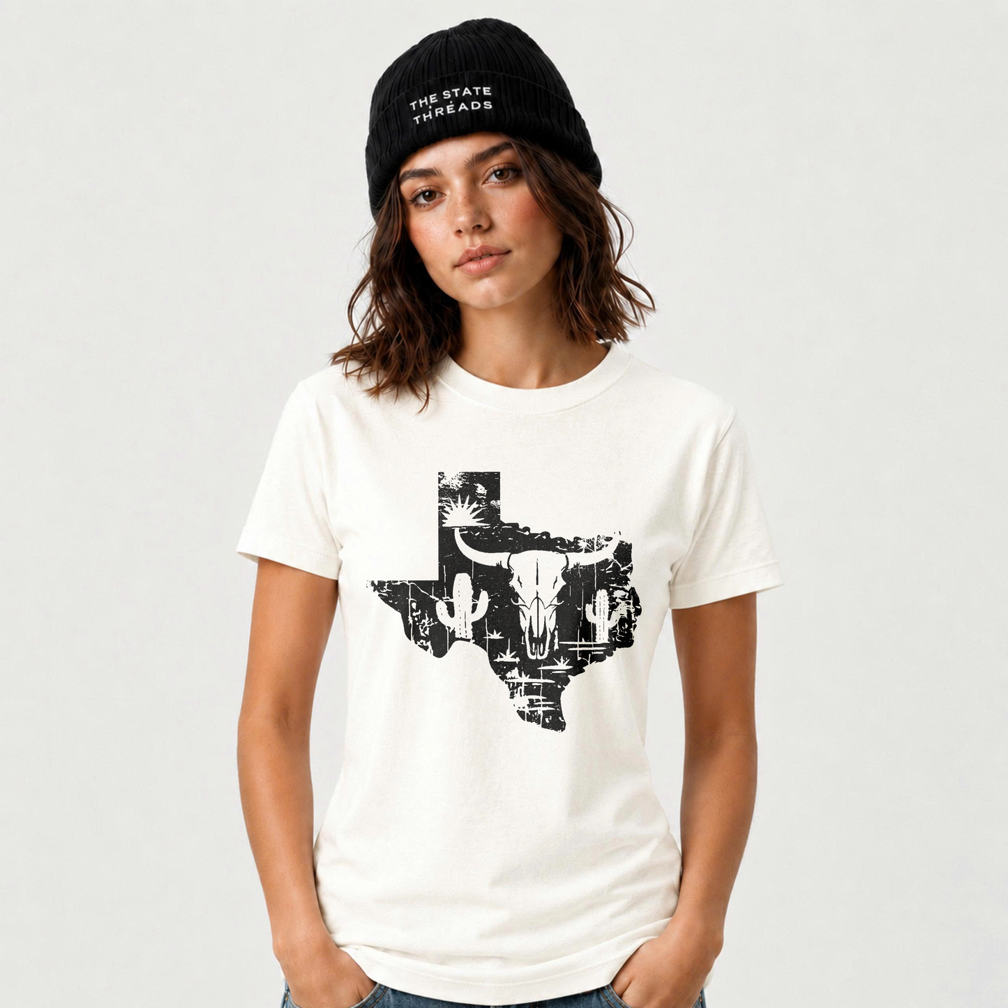 Texas Cactus Longhorn Desert State Pride Shirt