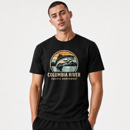 Washington DC Skyline American Flag Heritage Shirt