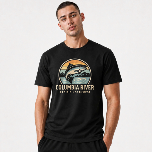 Washington DC Skyline American Flag Heritage Shirt