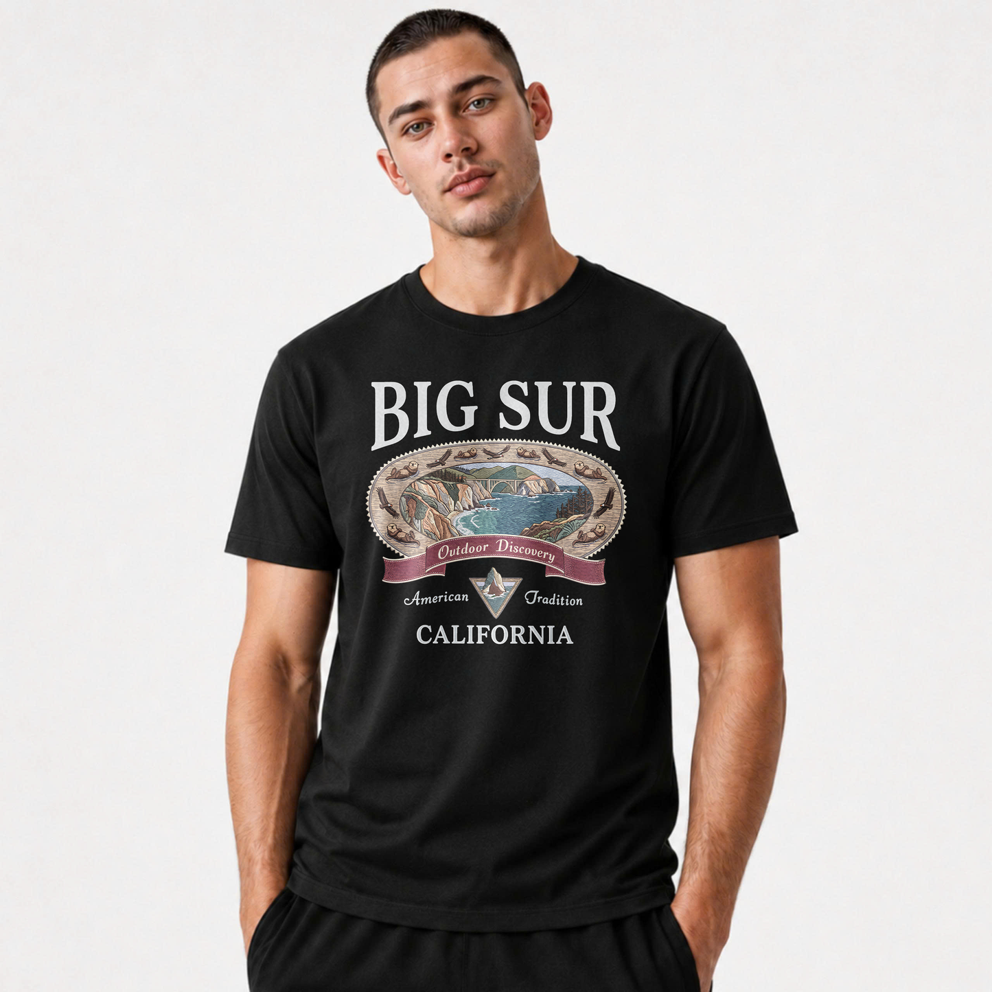 California Big Sur Outdoor Discovery Coast Bridge Shirt