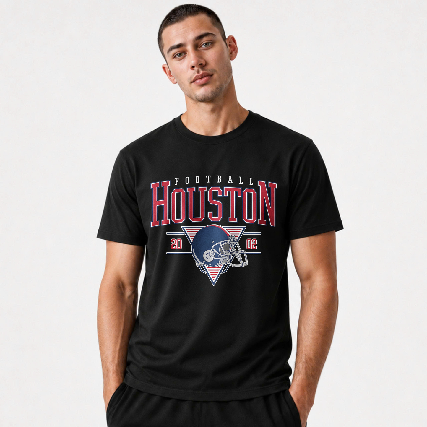 Houston Football Vintage Helmet Gameday Shirt