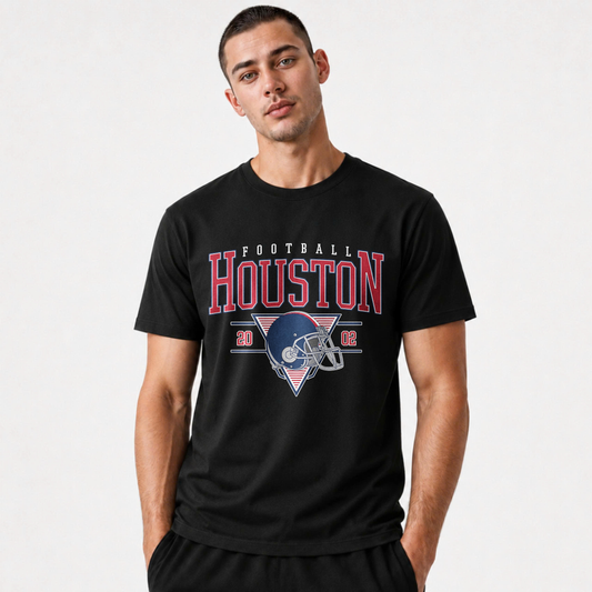Houston Football Vintage Helmet Gameday Shirt