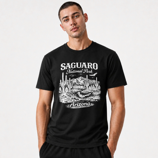Arizona Saguaro National Park Vintage Cactus Shirt