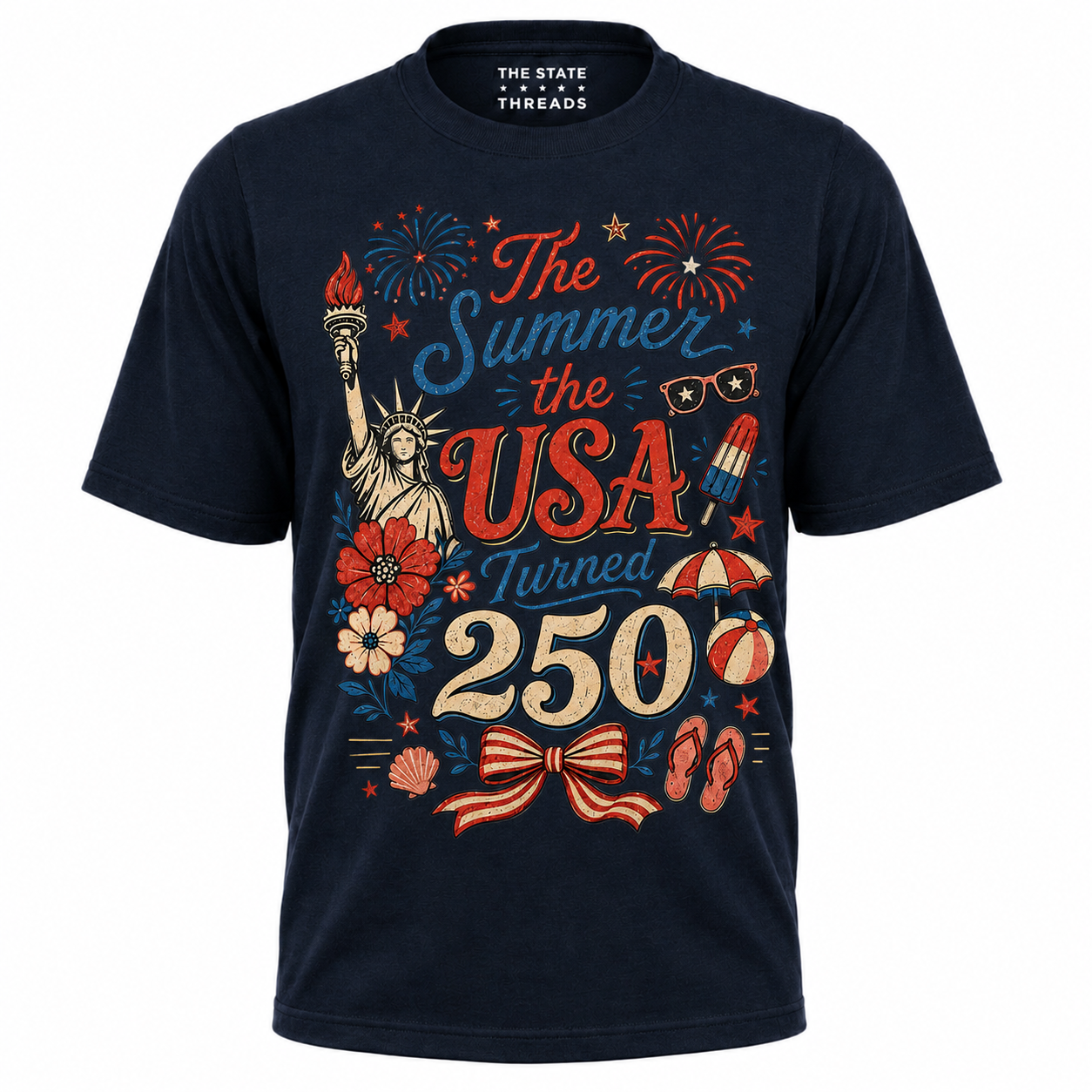 The Summer USA Turned 250 Patriotic Shirt