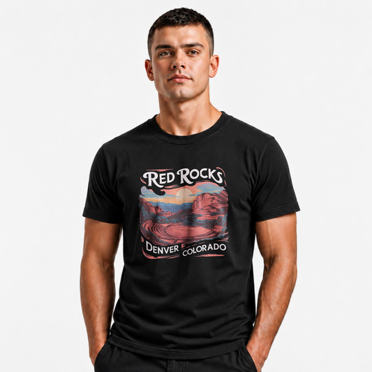 Colorado Red Rocks Denver Amphitheater Vintage Shirt