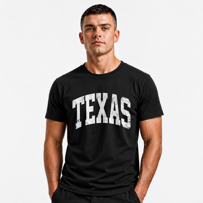 Texas Retro Distressed Vintage State Pride Shirt
