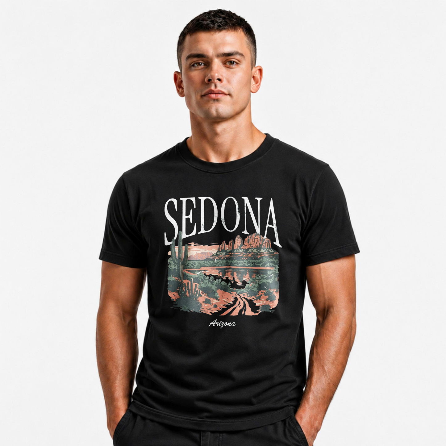 Arizona Sedona Desert Vintage Landscape Pride Shirt