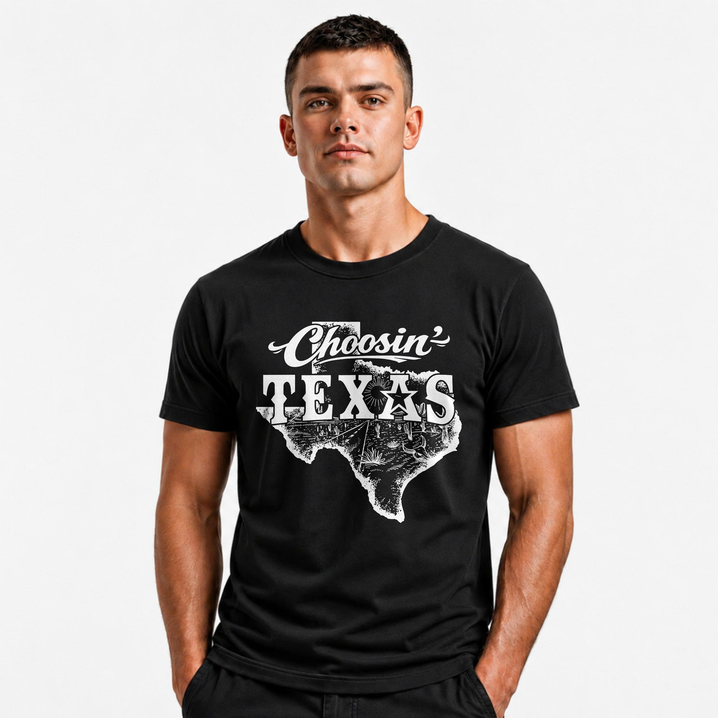 Choosin' Texas Lone Star State Graphic Shirt