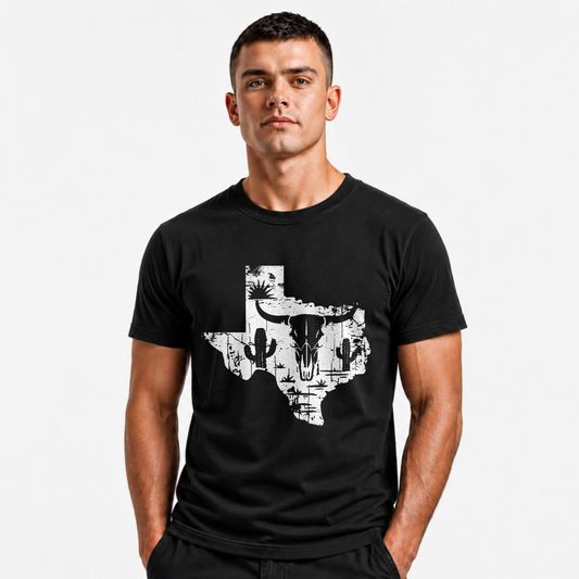 Texas Cactus Longhorn Desert State Pride Shirt