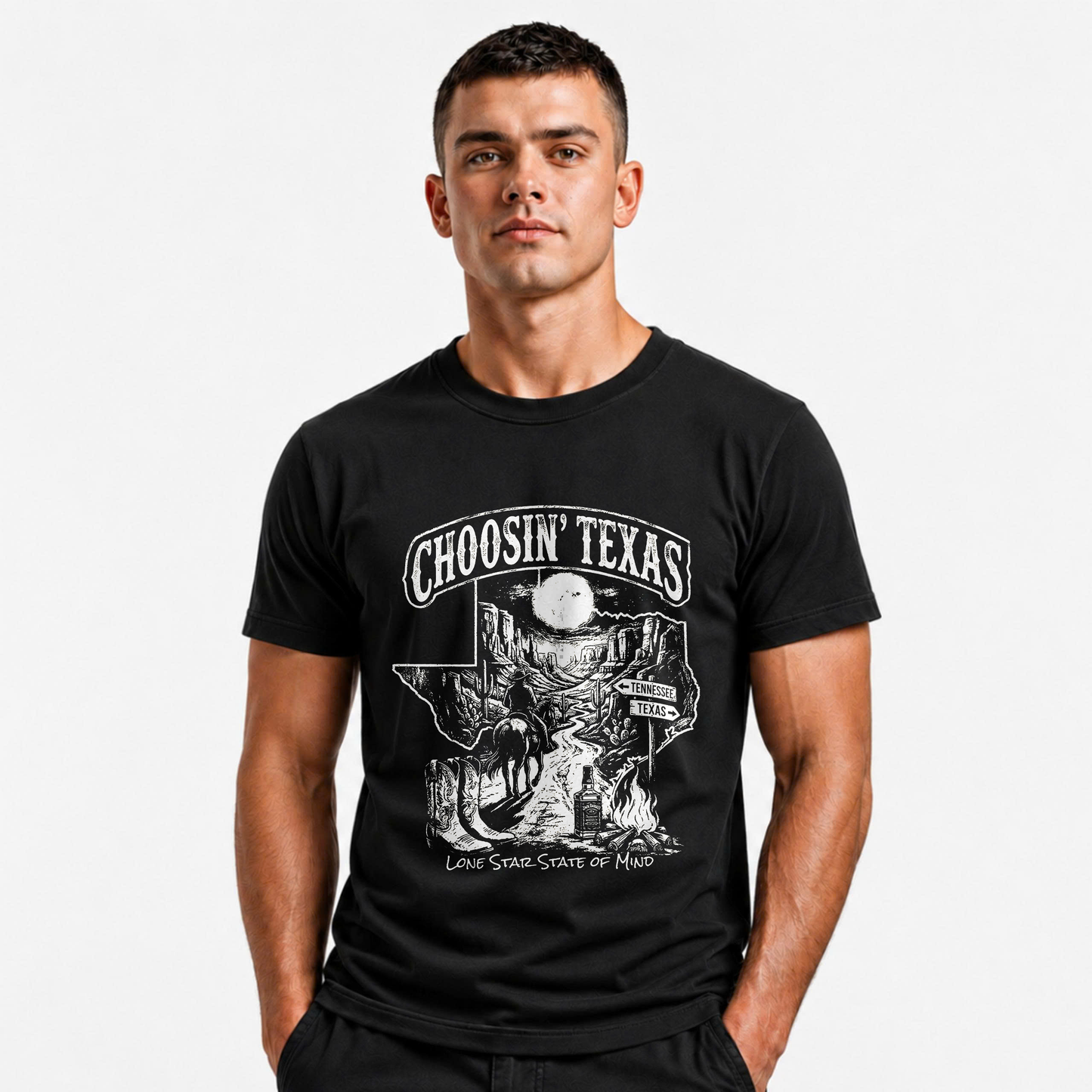 Choosin' Texas Lone Star State Western Shirt