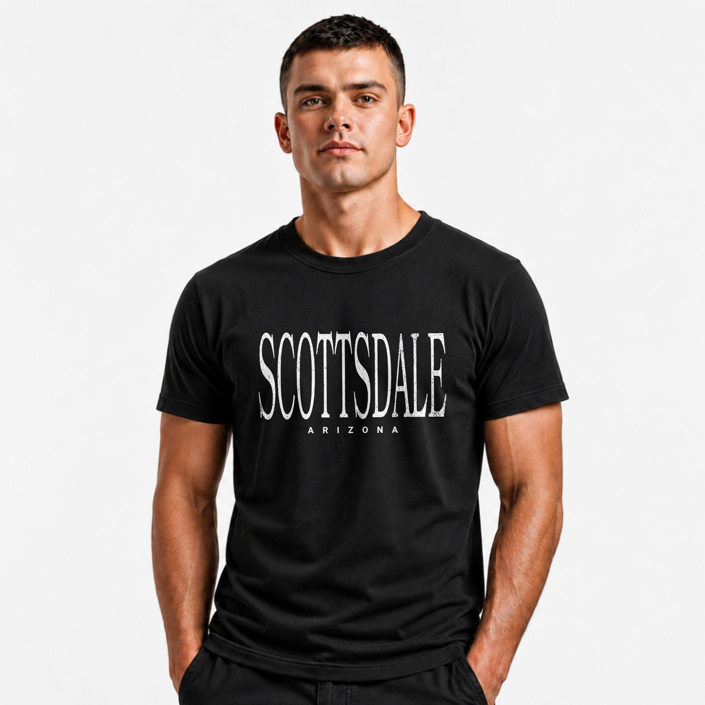 Scottsdale Arizona Retro College Font Shirt