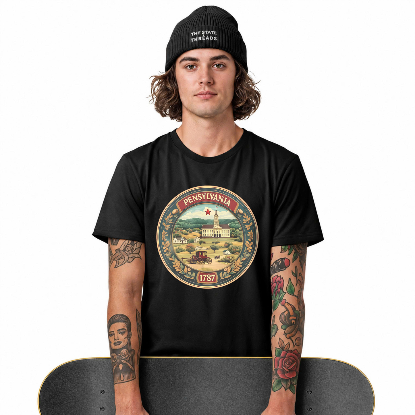 Pennsylvania 1787 Historic Landmark Mountain Shirt