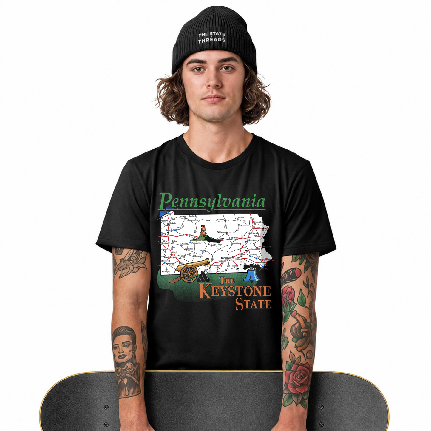 Pennsylvania Keystone State Vintage Souvenir Shirt