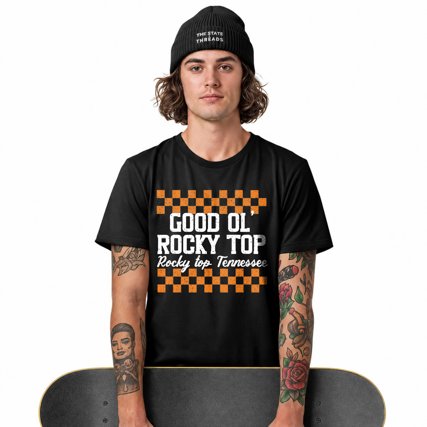 Tennessee Good Ol' Rocky Top Checkerboard Shirt