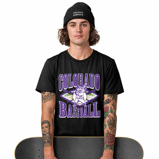 Colorado Baseball Vintage Retro Team Sport Shirt