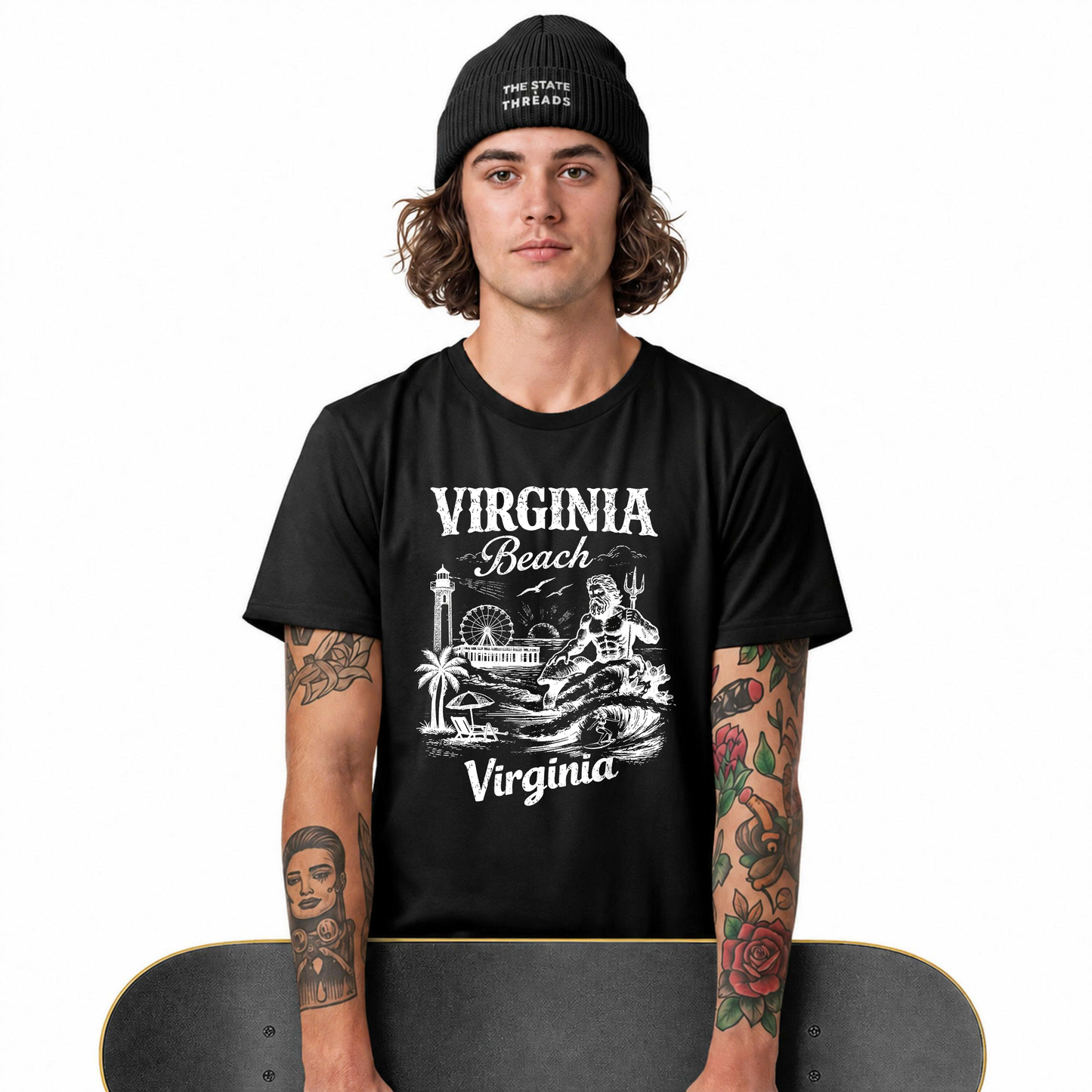 Virginia Beach Coastal Boardwalk Vintage Shirt