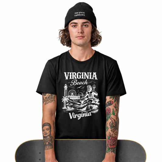 Virginia Beach Coastal Boardwalk Vintage Shirt
