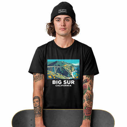 California Big Sur Coastal Bridge Nature Adventure Shirt