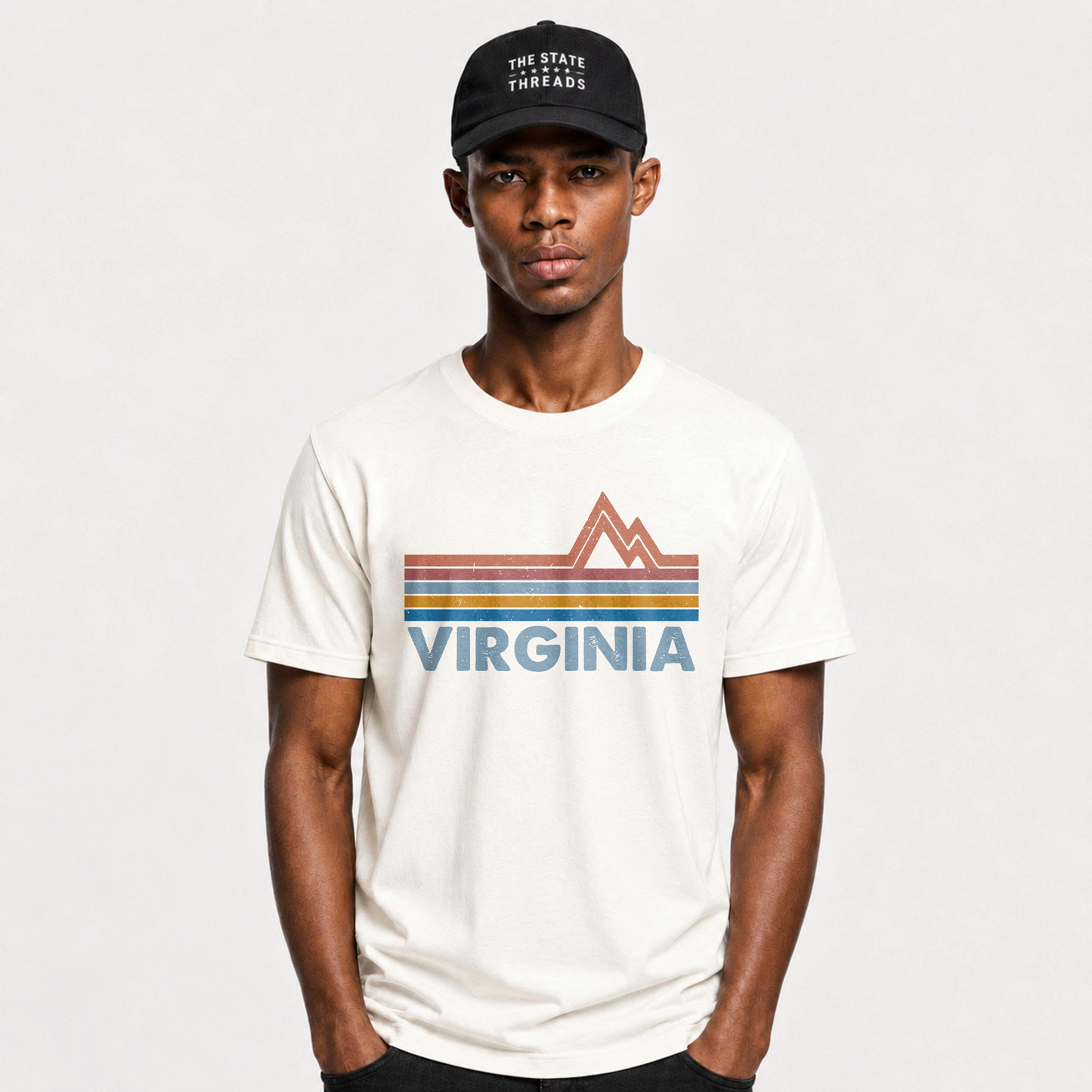Virginia Mountain Retro State Pride Travel Shirt