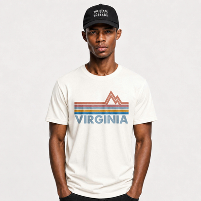 Virginia Mountain Retro State Pride Travel Shirt