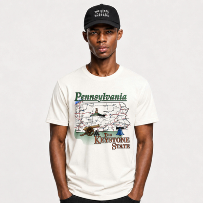 Pennsylvania Keystone State Vintage Souvenir Shirt
