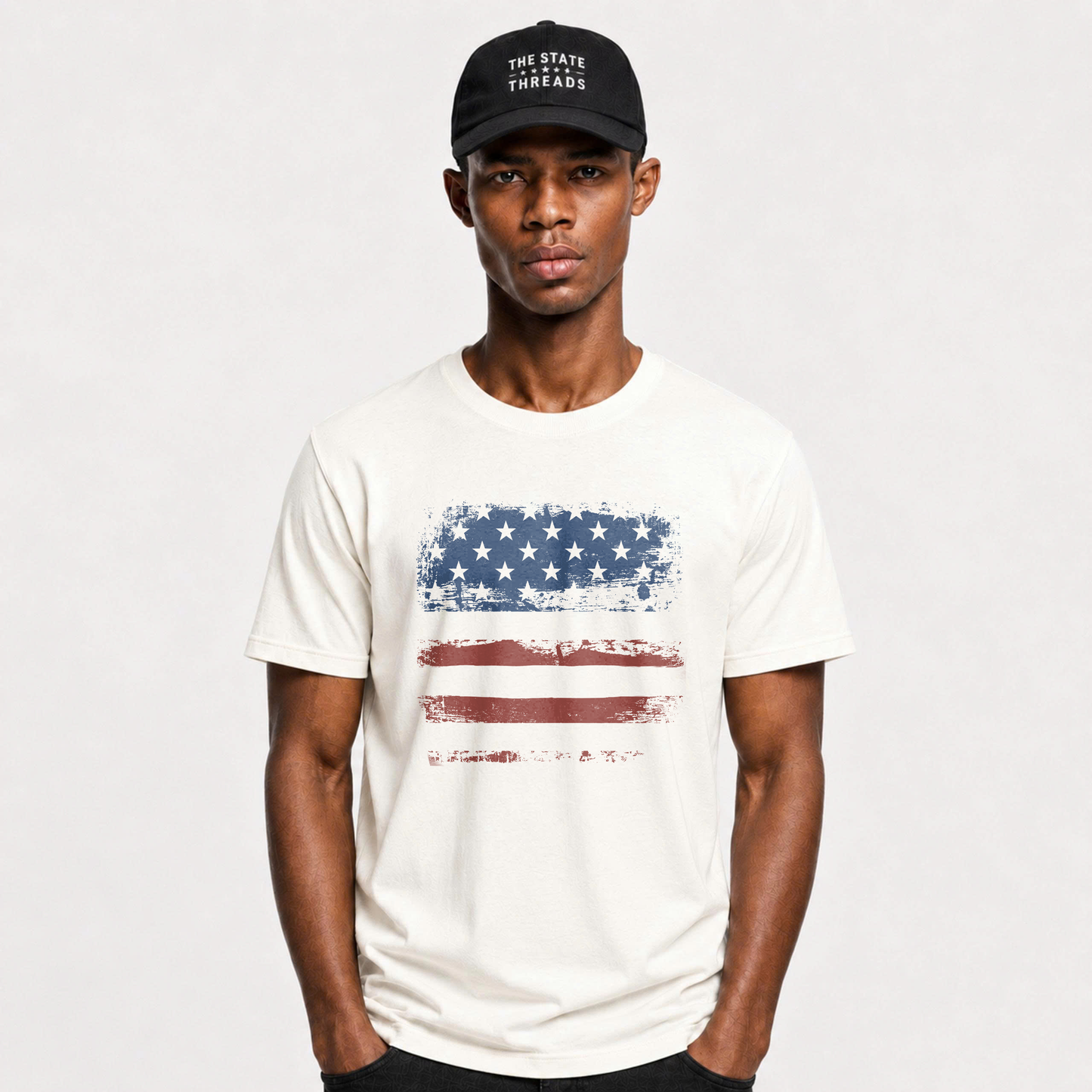 America Grunge USA Flag Distressed Patriotic Shirt