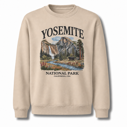 Yosemite National Park California Nature Vintage Sweatshirt