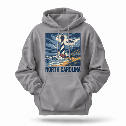 North Carolina Coastal Lighthouse Aviation Hoodie