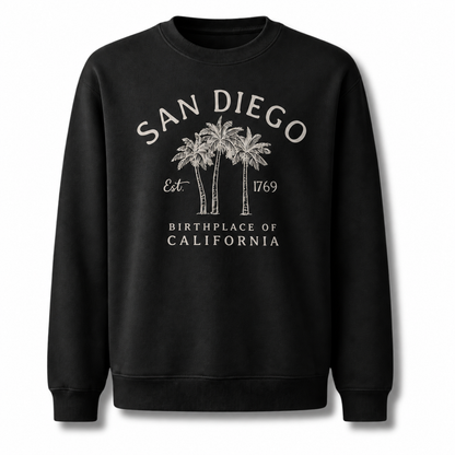 San Diego California Palm Trees Est. 1769 Sweatshirt