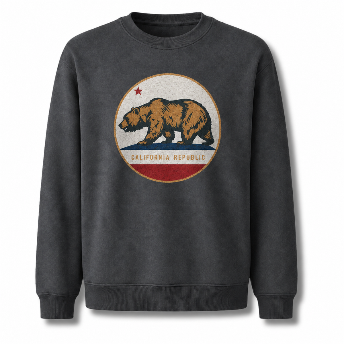 California Republic Vintage Bear Flag Sweatshirt