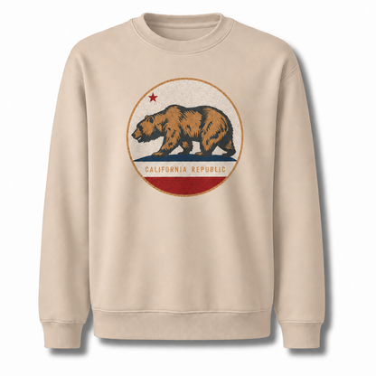 California Republic Vintage Bear Flag Sweatshirt