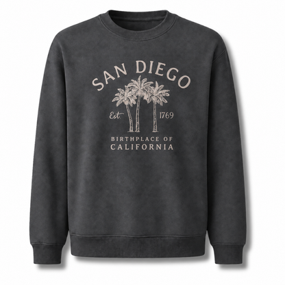 San Diego California Palm Trees Est. 1769 Sweatshirt