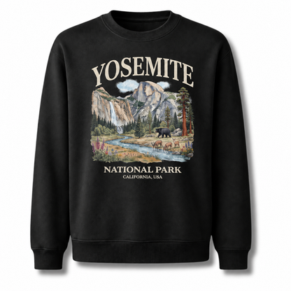 Yosemite National Park California Nature Vintage Sweatshirt