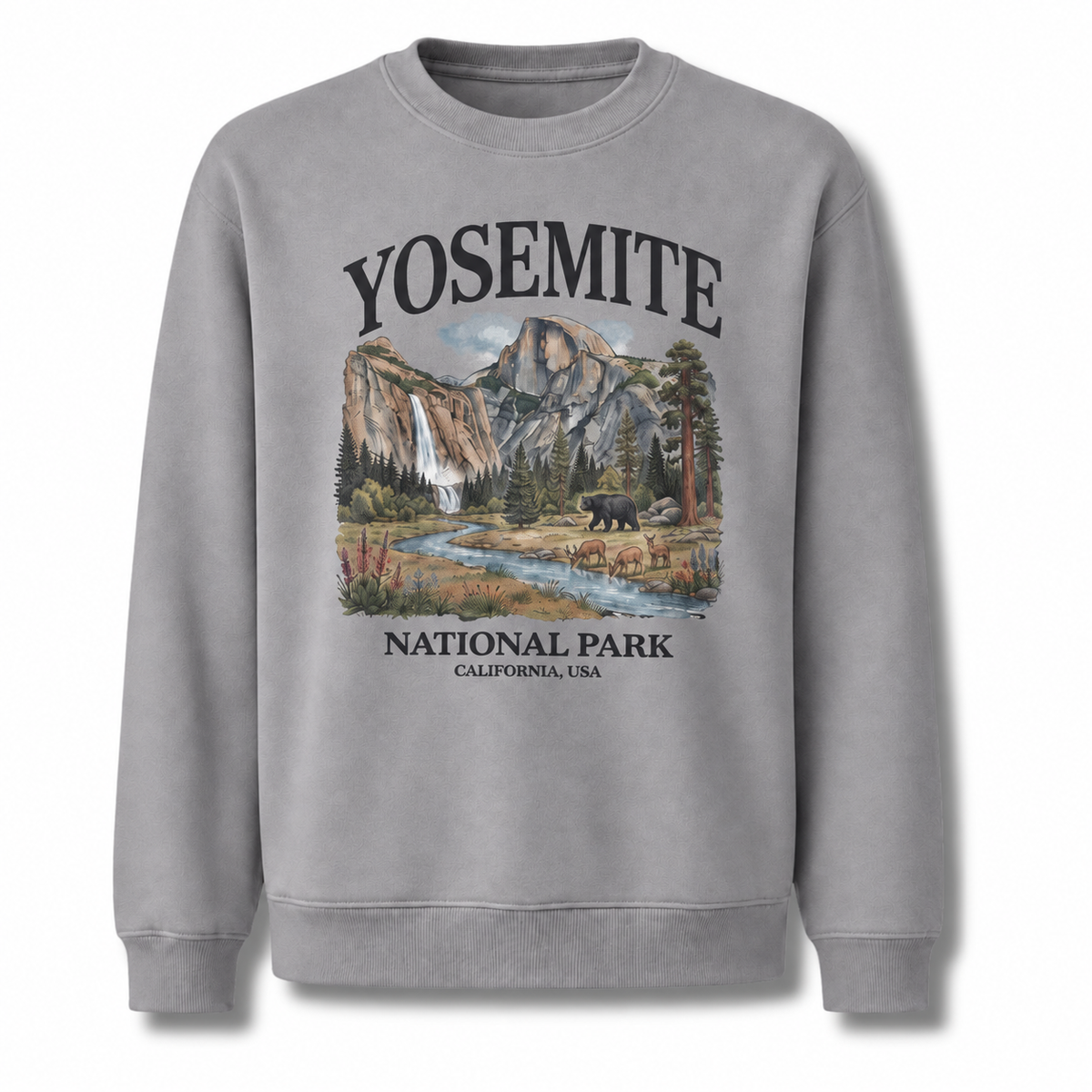 Yosemite National Park California Nature Vintage Sweatshirt