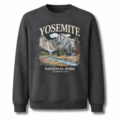 Yosemite National Park California Nature Vintage Sweatshirt