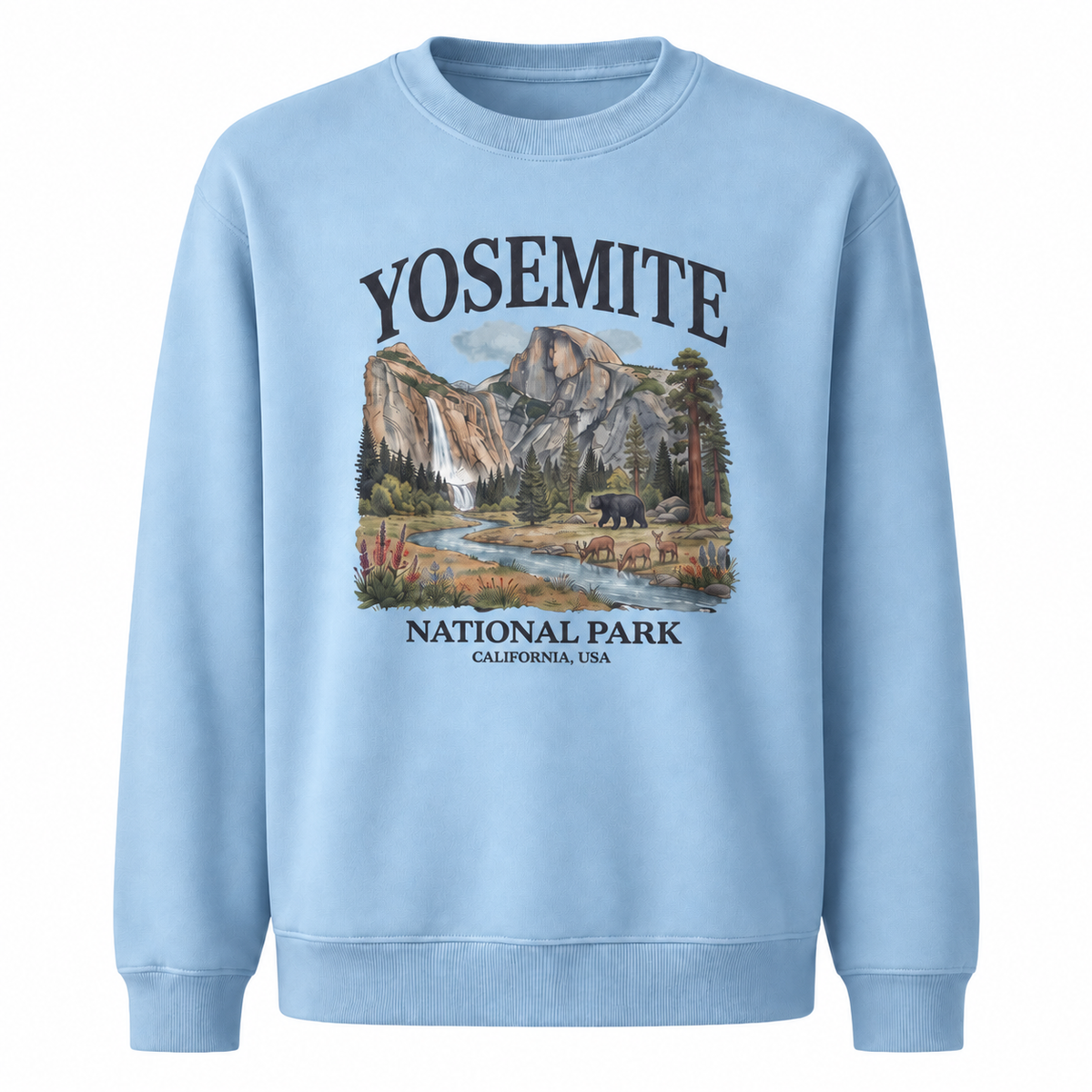 Yosemite National Park California Nature Vintage Sweatshirt