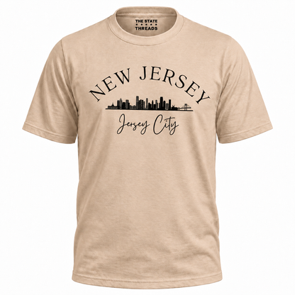 New Jersey Jersey City Skyline Urban Graphic Shirt