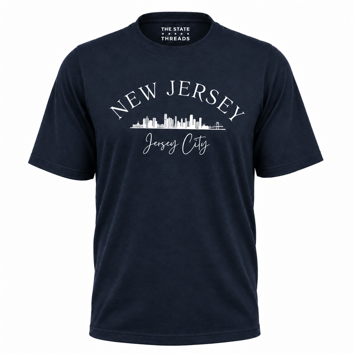 New Jersey Jersey City Skyline Urban Graphic Shirt