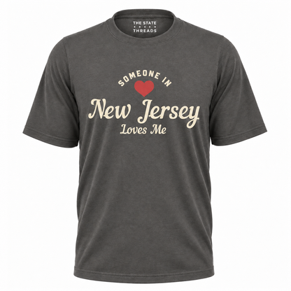 Someone In New Jersey Loves Me Red Heart Shirt