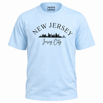New Jersey Jersey City Skyline Urban Graphic Shirt