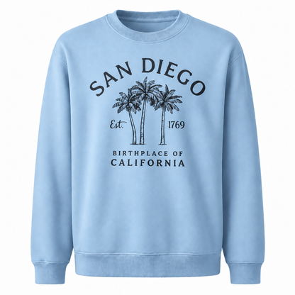 San Diego California Palm Trees Est. 1769 Sweatshirt