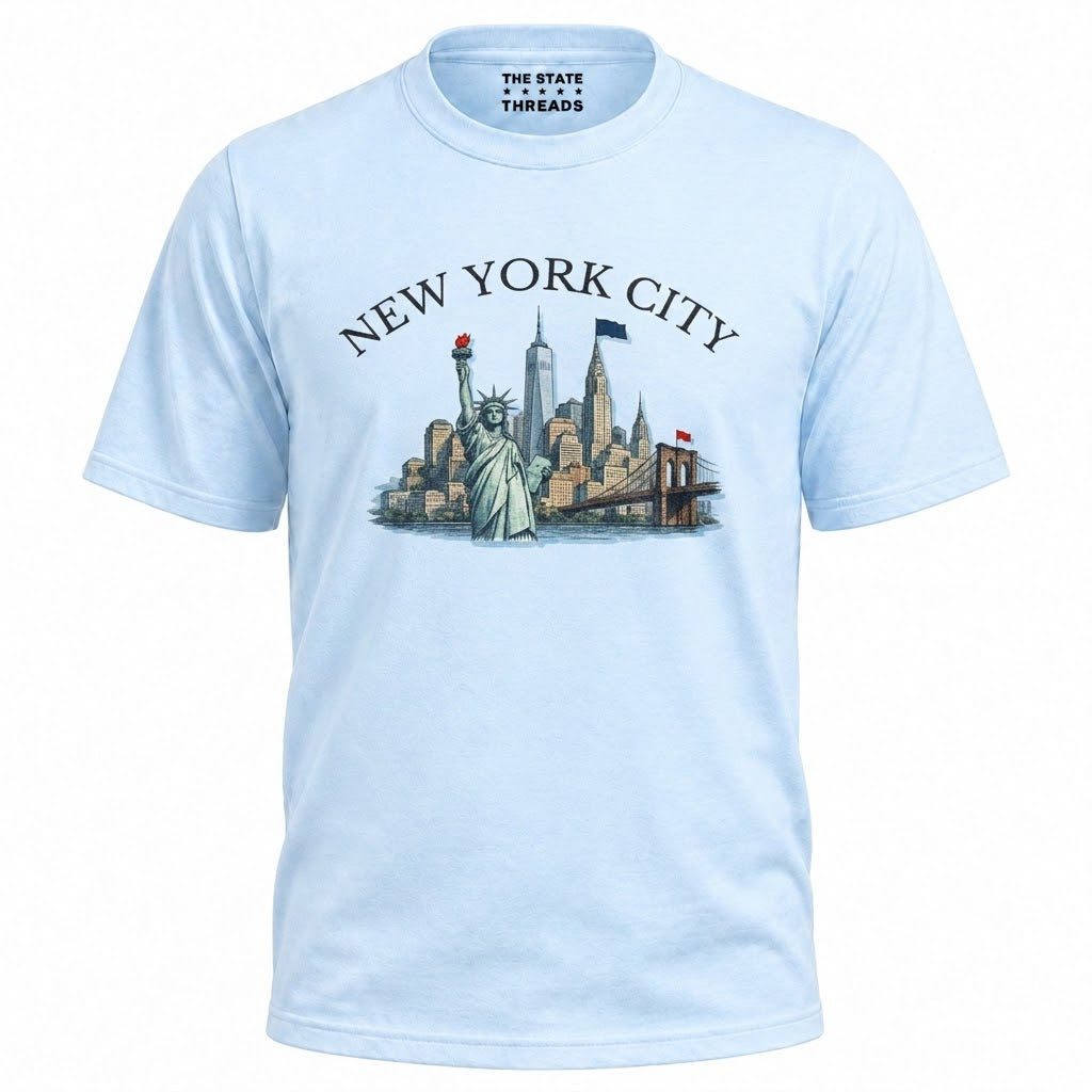 New York City Landmarks Vintage Souvenir Shirt