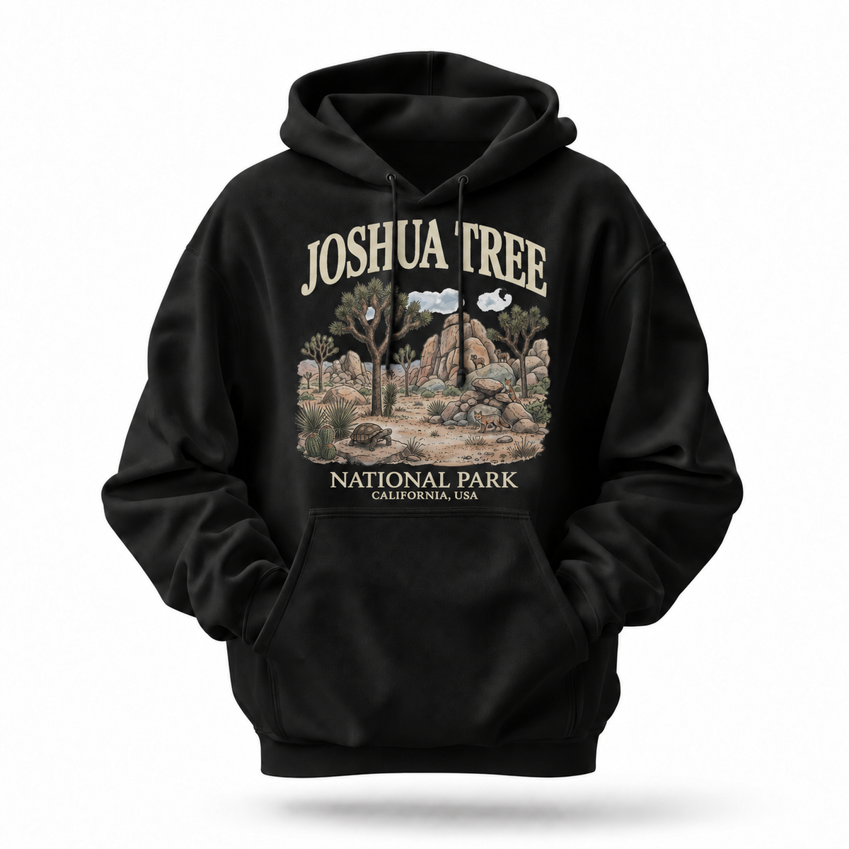 Joshua Tree National Park California Desert Vintage Hoodie