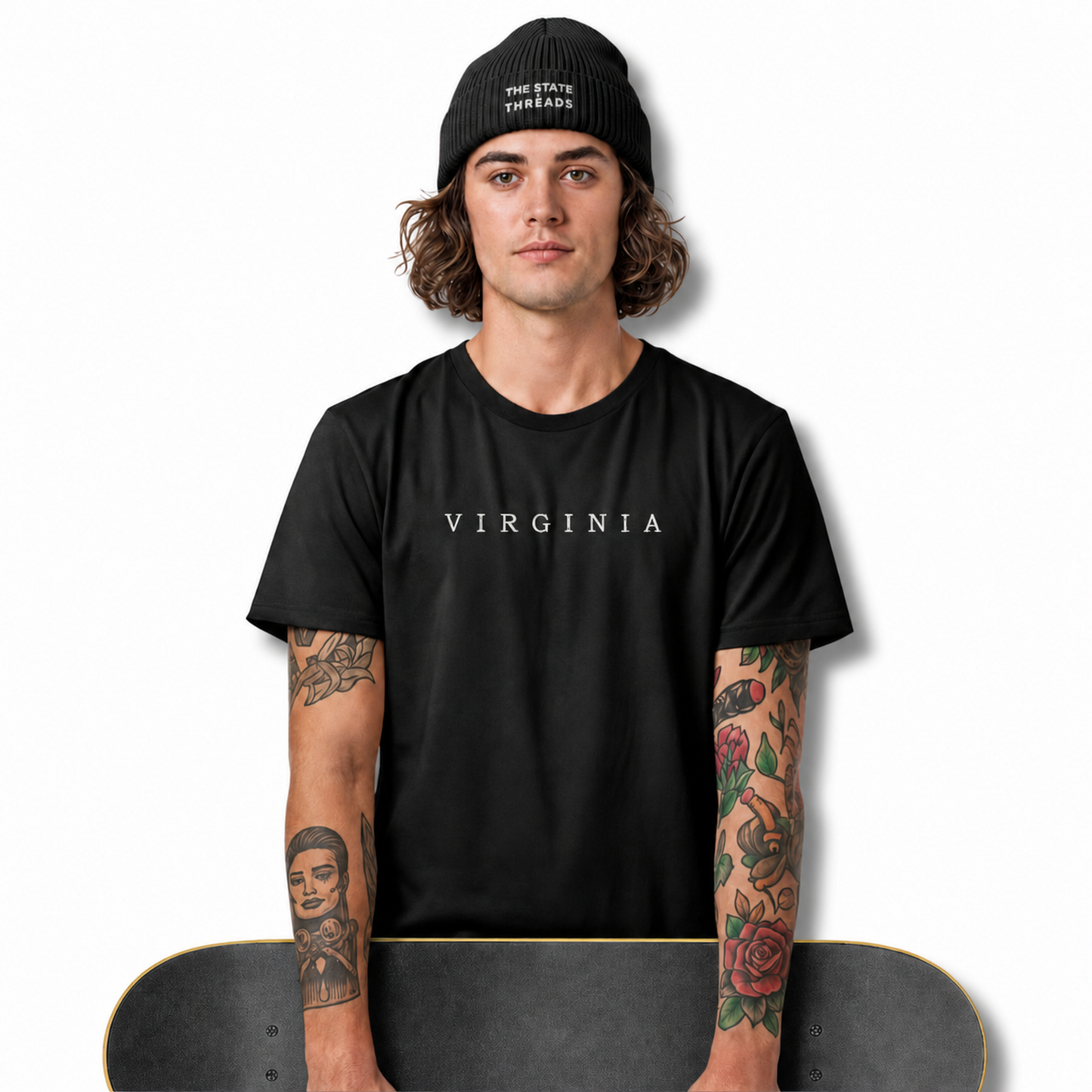 Virginia Minimalist Spaced Letter Shirt